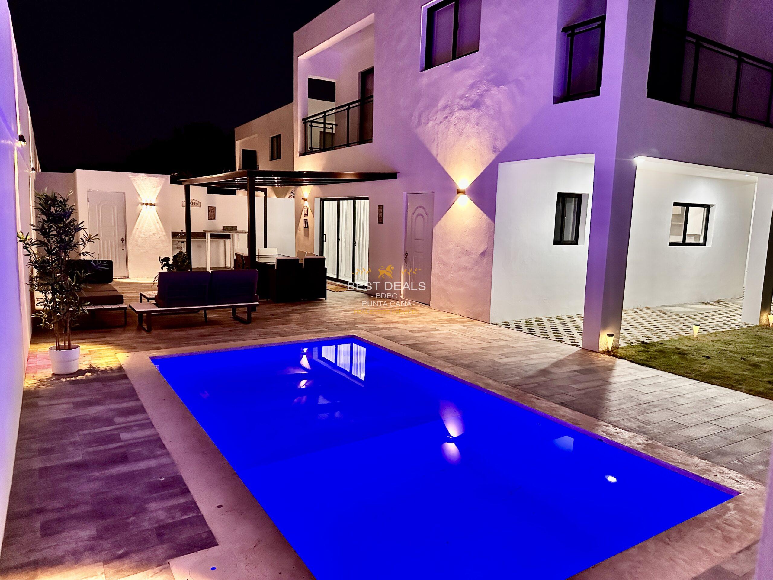 Beautiful new villa 5 minutes by car from the beach – Punta Cana